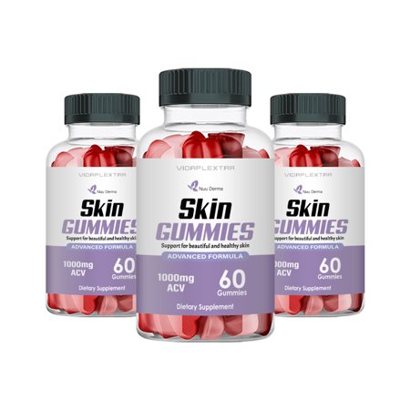 (3 Pack) Nuu Derma Gummies - Nuu Derma Healthy Skin Gummies