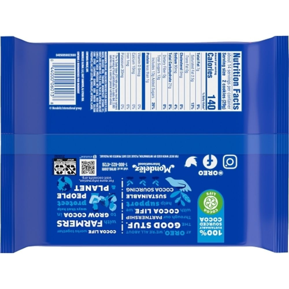 Oreo Original Double Stuf Cookies, 14.03 Ounce, 12 Packs Per Case