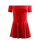 thumbnail image 1 of Pijama SINGUYUN vestido lencero de seda helada para mujer, rojo, 1 of 7