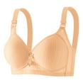 thumbnail image 2 of Delliss Underwire Bras For Women Plus Size Underwire Bra Adjustable Bra Daily bra Beige 44, 2 of 8