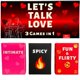 thumbnail image 1 of Juegos de cartas Parejas arriesgadas Hablemos del amor para una cita nocturna divertida, 1 of 7
