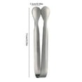 thumbnail image 3 of BMYJ Stainless Steel Food Clips with Pattern Ice Cube and Cookie Clamps for Home Restaurant and Hotel Use,Stainless Steel Ice Grain Clip Without Burr Food Clip Sugar Cube Clip Household Ice Pliers, 3 of 4