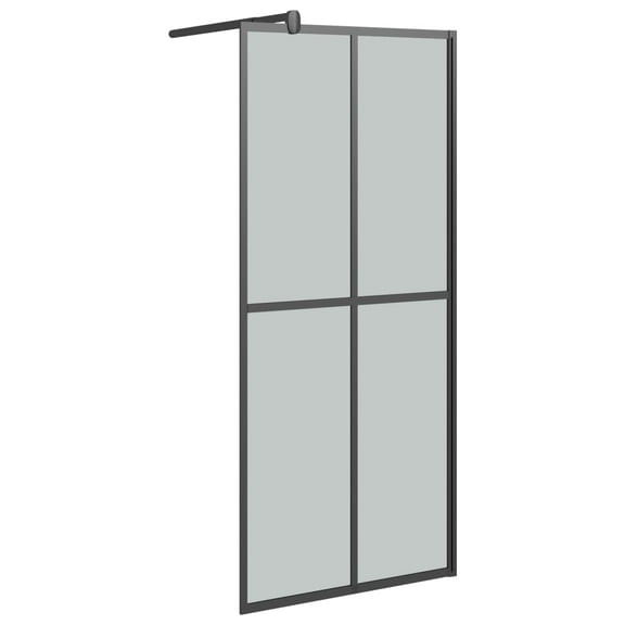 vidaXL Walk-in Shower Enclosure Bathroom Wall Panel Screen Tempered Glass