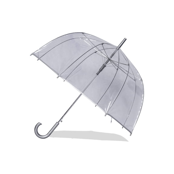 Totes Clear Bubble Umbrella with 51-Inch Canopy