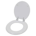 Mainstays OPP Molded Wood Toilet Seat, White