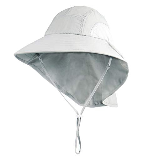 Connectyle Kid's Breathable UV Sun Protection Beach Hat with Neck Flap Play Hat
