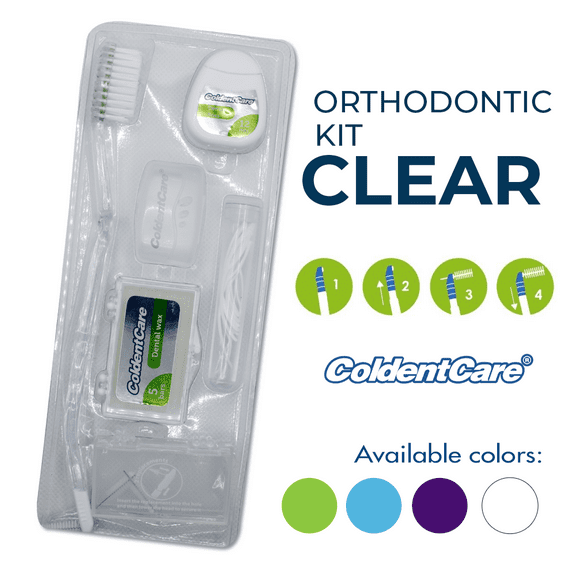Orthodontic Kit Clear - Oral Care Case - CLEAR