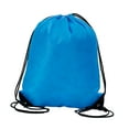 thumbnail image 1 of Drawstring String Bag, Drawstring Backpack, Casual Day Pack Large Sack Sports Gym Bag Rucksack for Men, Kids, Hiking Beach Outdoor Blue, 1 of 10