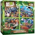 thumbnail image 3 of MasterPieces 4-Pack Kids 100 Puzzles Collection - Animal Planet 4-Pack 100 Piece Jigsaw Puzzle, 3 of 5