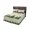 Gold Green Beige, variant on Bed Skirt Twin XL Size 18 Inch Drop, Christmas Tree Wrap Around Bed Skirts Set - 1 Bed Sheet & 1 Pillowcase(30"x20"), Winter Snowflakes Xmas Pine Tree Beige Dust Ruffle Bedding Sets