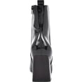 thumbnail image 3 of SEVEN DIALS Womens Black Back Pull Tab Side Gore Cushioned Newton Square Toe Flare Zip-Up Booties 8.5 M, 3 of 4