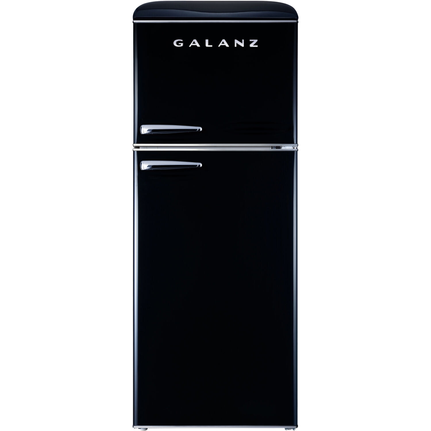 Galanz 10Cu. Ft. Top Mount RetroStyle Refrigerator, Black