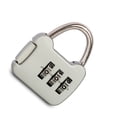 thumbnail image 2 of Wweixi Mini 3 Dial Combination Password Lock Padlock Diary Luggage Suitcase Locker silver, 2 of 6