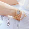 thumbnail image 3 of BS New Watch Chain Watch Light Luxury Small Green Watch Women's Watch Full of Diamonds Quartz Watch Fashion, 3 of 7
