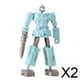 thumbnail image 1 of 2xDeformation Robot Pen Robot Portátil Deformation Pen Para Niños Niñas Niños Azul, 1 of 10