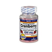 Basics Vitamins Standardized Cranberry Capsules, 250 mg, 60 Count