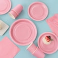 thumbnail image 6 of 168PCS Light Pink Paper Plates and Napkins,Pink Disposable Plates Set with Pink Utensils Serve 24 Guests,Pink Birthday Decorations for Women Wedding Baby Shower Gender Reveal Party Supplies, 6 of 14