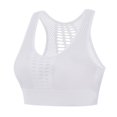 thumbnail image 5 of sunsanly Women Sport Bra Hollow Shoulder Back Yoga Bra Wide Elastic Straps No Steel Rings Shockproof Design Push Up Fitness Brassiere, 5 of 8