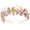 Style 4-Vintage Metal Flower & Pearl Wedding Headpiece Golden, variant on Bohemian Gold Leaf and Flower Wedding Tiara, Elegant Pearl Bridal Headpiece for Garden Wedding and Prom