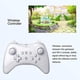 thumbnail image 3 of Controlador profesional para Wii U, mando inalámbrico Ead Gamepad para Nintendo Wii U Joystick de juego analógico dual (blanco), 3 of 5