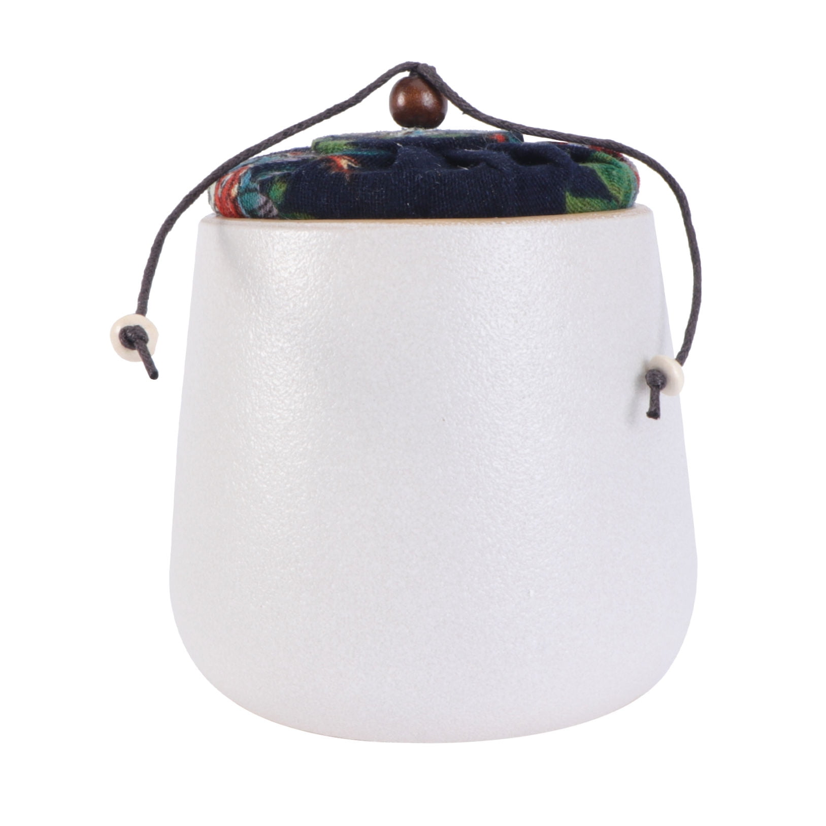 DINHEAROM Dog Box For Ashes Pet Memorial Urn White Ceramics 1Pack Portable