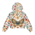 thumbnail image 2 of Uourmeti Classic Bohemian Butterfly Casual Pullover Athletic Zip Up with Pocket Lightweight Sweatshirt Christmas Sweatshirt Size 7-8, 2 of 7