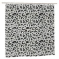 thumbnail image 2 of Shower Curtain, Wild Animal Leopard Print Washable Shower Curtain for Bathroom, Waterproof Bathroom Shower Curtain Set with Hooks Long Shower Curtain 72x72in Home Decor, 2 of 7