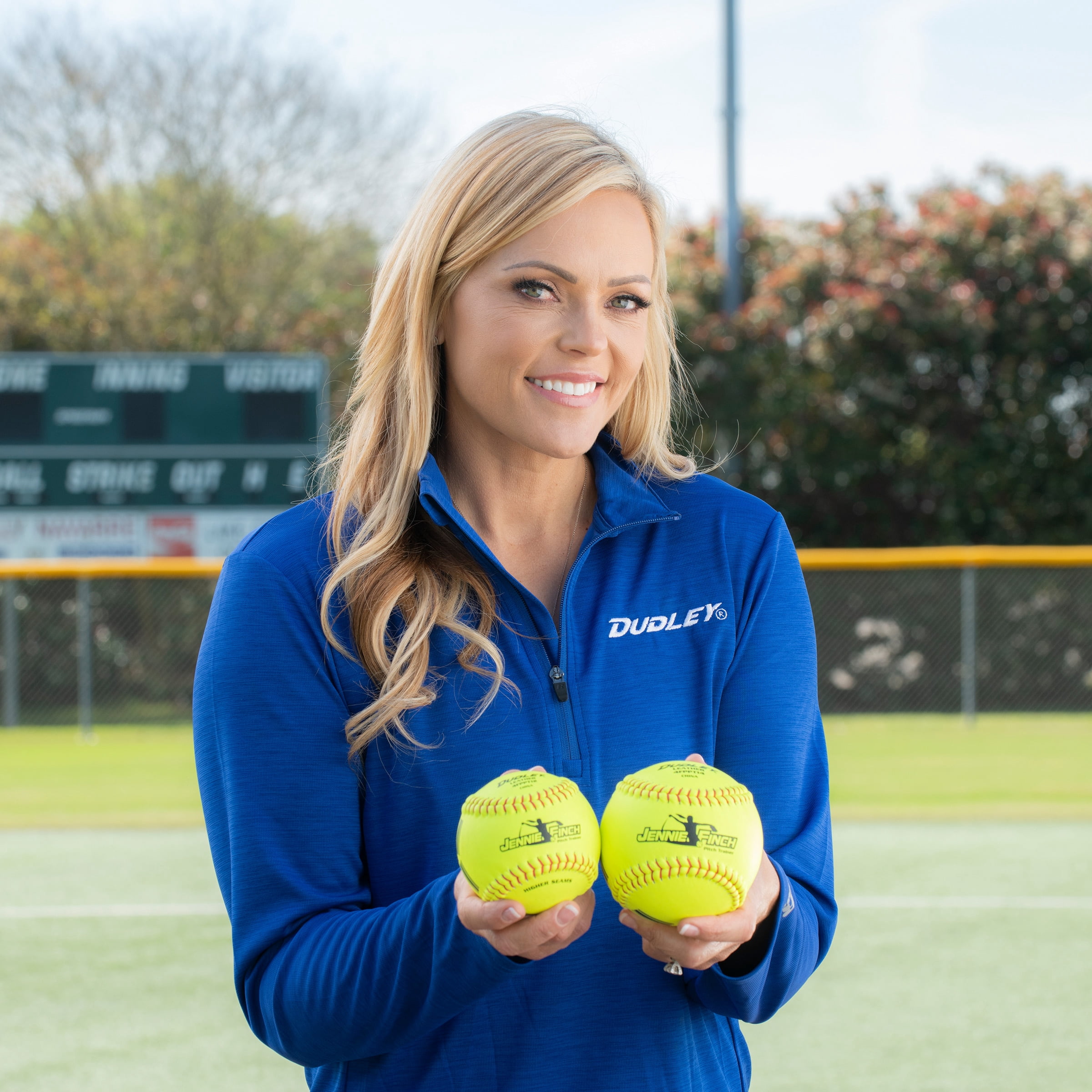Dudley Jennie Finch Softball 11 In. Pitching Training Set - 14 In. and 11 In. Training Balls - Ages 10 and Under