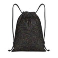 thumbnail image 1 of Fotbe Doodle Dinosaur Bolsa Mochila con Cordón Estampada, Bolsa de Gimnasio Deportiva, Bolsa Cinch, Bolsa con Cordón para Hombres y Mujeres-Small, 1 of 6