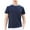Navy, variant on FAIWAD Mens Big and Tall Shirt Short Sleeve Quick Dry Athletic T-Shirt Gym Workout Running Outdoor Beach Tops