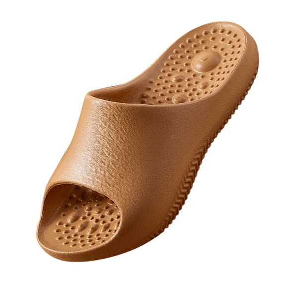 Womens Arch Support Acupressure Slippers Comfortable Non-Slip House Shoes for Foot Pain Relief with Soft Massage Sole 36