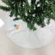 thumbnail image 5 of Falda de árbol de Navidad de 35 pulgadas de piel sintética blanca como la nieve Yeacher, 5 of 7