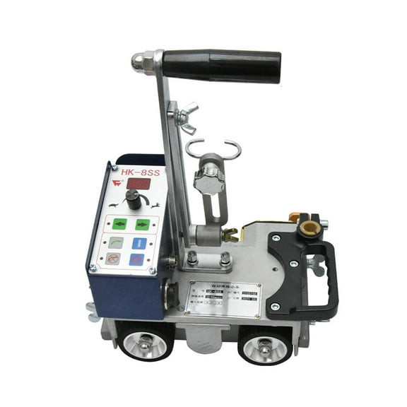 HK-8SS Portable Automatic Magnetic Automatic Welding Trolley Fillet Welding Machine Steel Structure Angle Welding Trolley Heavy Duty Welding Welder Cart 22W ,Security