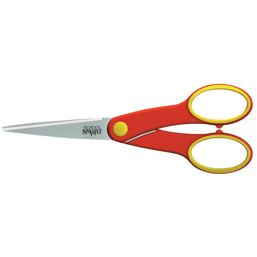 School Smart Pointed Tip Student Scissor, 6"