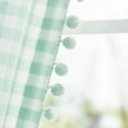 thumbnail image 5 of The Pioneer Woman Gingham Light Filtering Curtain Panel Pair with Tie Backs, Set of 2, Mint, 40"W x 84"L, 5 of 5