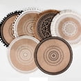 thumbnail image 4 of Round Jute Woven Placemat, Farmhouse Non-Slip Table Mats with Tassel for Kitchen Dining Table Decor Photo Props, 15 Inch(7 pcs ), 4 of 5