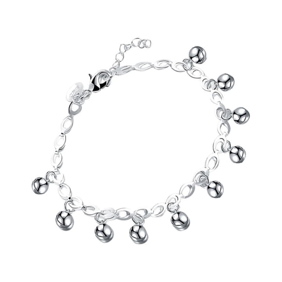 GOOHOCHY 1 pulsera creativa de Navidad, pulsera de campana a la moda para damas, mujeres y niñas