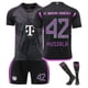 thumbnail image 1 of 2324 Camiseta de fútbol visitante del Bayern No. 9 Kane 10 Sane 25 Muller 3 Jin Minzai camiseta para niños y adultos transfronterizos42 con calcetines, 1 of 1