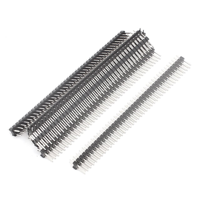 7 Pcs Doble Fila 2x40Pin 2.54mm Cabezal de Pines Macho Conectores IC