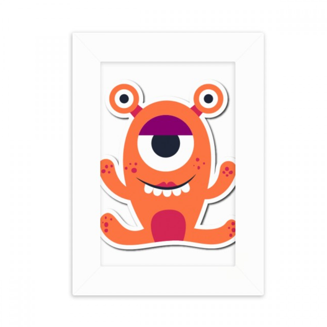 Universe And Alien Orange Monster Desktop Photo Frame Picture Display Decoration Art Painting