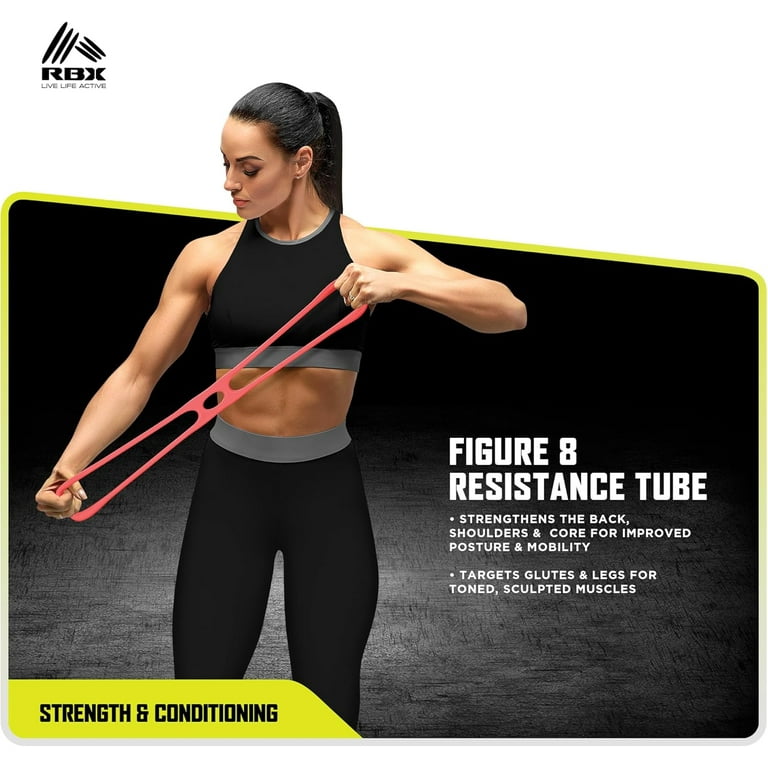 RBX 5-Piece Home Gym Workout Kit with Light, Medium, Heavy