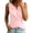 Pink, variant on hotojiny Linen Tops for Women Slim Fit Sleeveless V Neck Tee Shirts Warp Vacation Fashion Clothes Summer Trendy