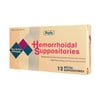 Rugby Hemprrhoidal Rectal Suppositories Soothes& Protect, Easy To Use, 12ct