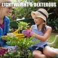 thumbnail image 2 of KDK 3 Pairs Kids Gardening Gloves for Age 3-5, Toddler Rubber Coated Garden Gloves, Kids Work Gloves, for Children, Boys and Girls, 2 of 5