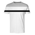 thumbnail image 2 of KaLI_store Mens T Shirt Men's Loose Fit Heavyweight Short-Sleeve Pocket Henley T-Shirt White,L, 2 of 5