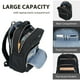 thumbnail image 3 of Mochila para portátil VANKEAN de 17.3 pulgadas, impermeable, puerto USB, negra, 3 of 6