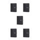 thumbnail image 2 of Cartera de almacenamiento Sonducket para hombres y mujeres cartera informal plegable de cuero Negro, 2 of 6
