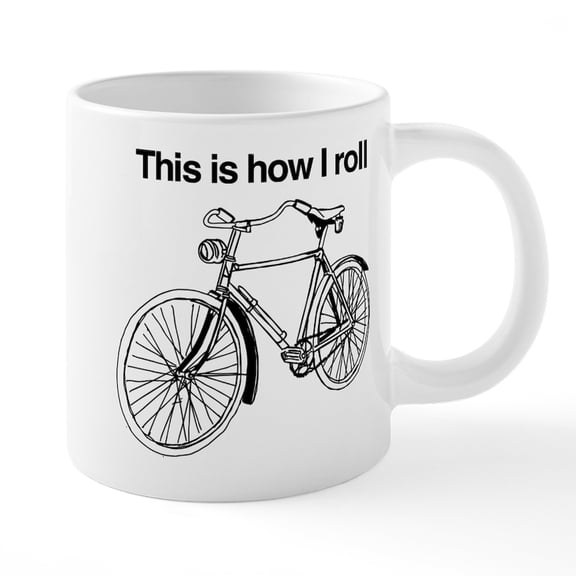 CafePress - This Is How I Roll - 20 Oz White Ceramic Mega Mug