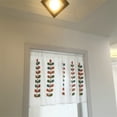 thumbnail image 6 of Cheers.US Sunflower Sheer Princess Style Sunflower Short Curtain Cafe Curtains Kitchen Window Curtain Drapes Elegant Door Divider Sheer Voile Sheer Valances 1 Panel, 6 of 7