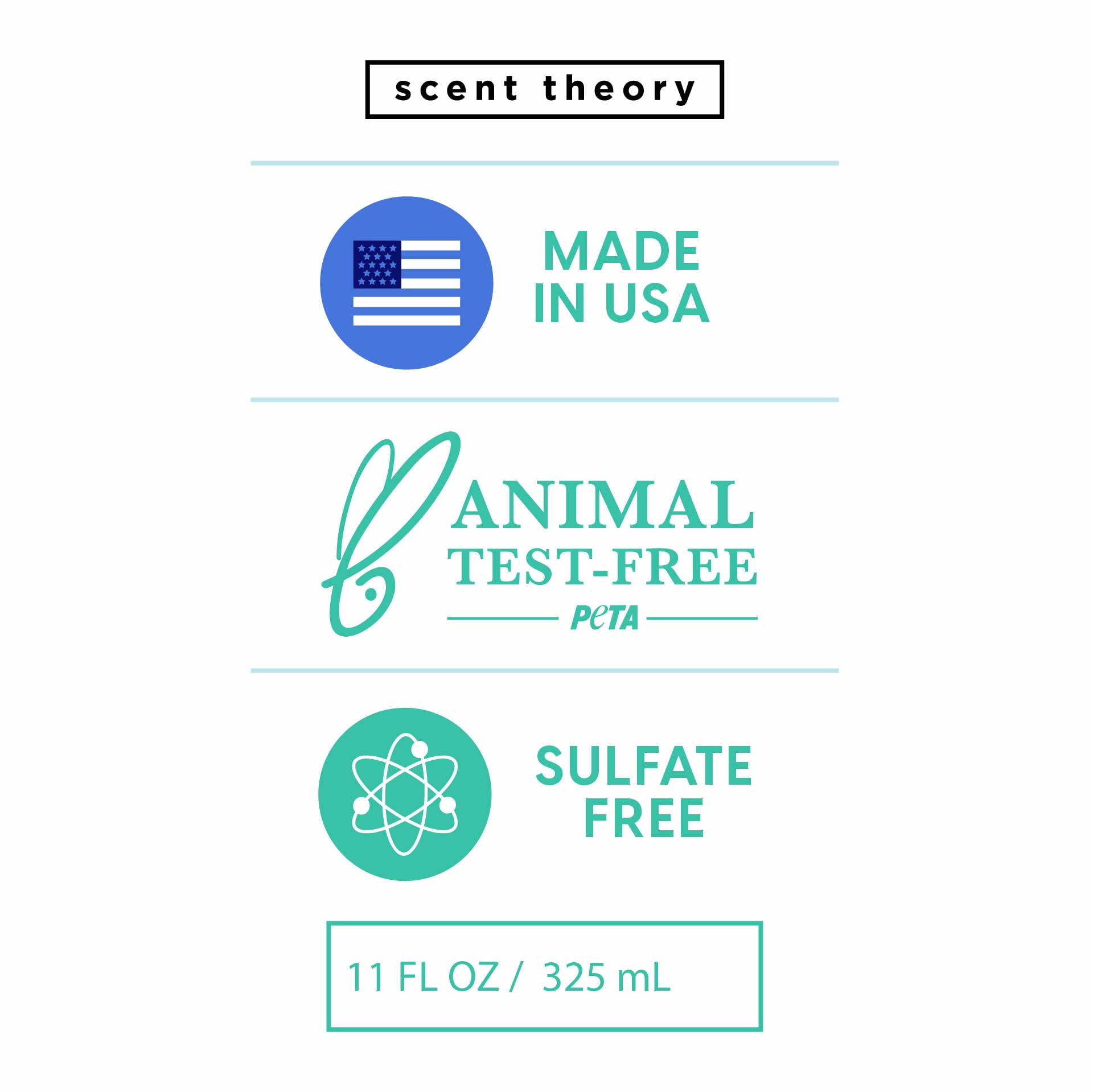 Scent Theory Foaming Hand Soap, Sea Salt Breeze, 11 fl oz